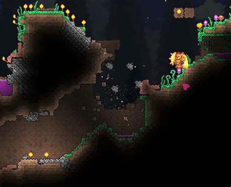 You can see with the HORIZONTAL CYAN ARROW that those pieces <b>of </b>living wood are oriented <b>in </b>a horizontal way. . How to get rid of dirt walls in terraria